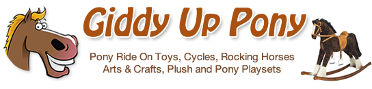 Small Pony Cycles Rocking Horses Unicorns Crafts and Pony Toys Logo