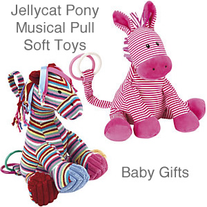 Jellycat pony toys musical pull along interactive baby toy