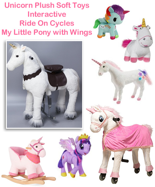 Unicorn plush toys baby rocker rocking horses ride on interactive animals